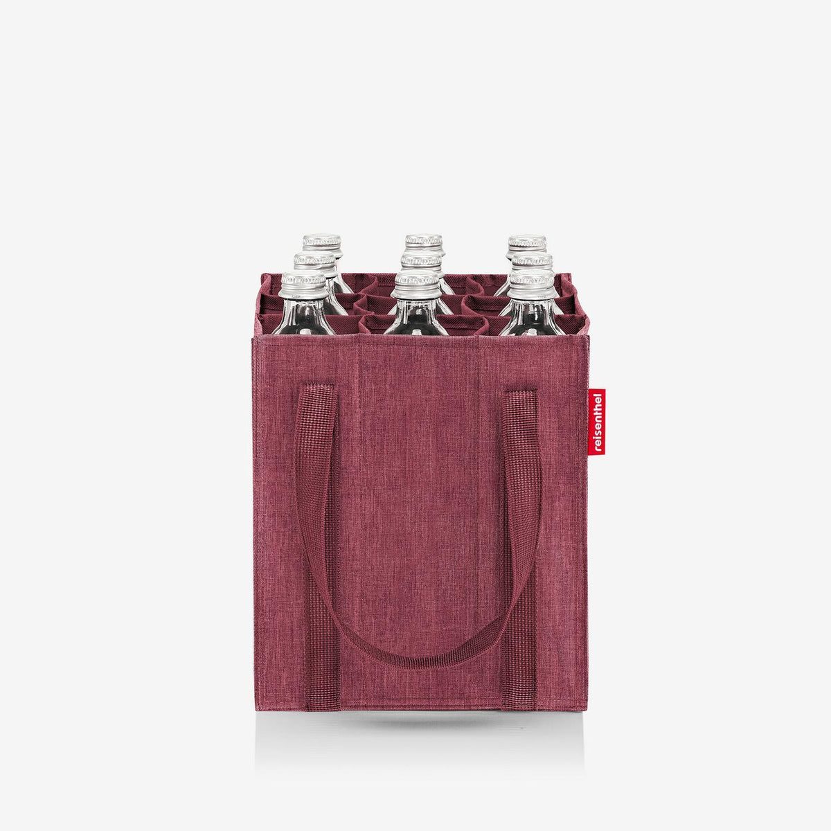 Reisenthel Bottlebag Twist maroon – produktový detail