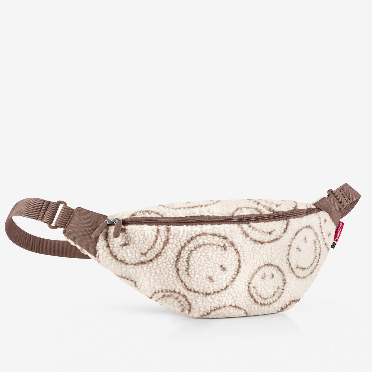 Reisenthel City Beltbag Smiley Teddy Chocolate – produktový detail