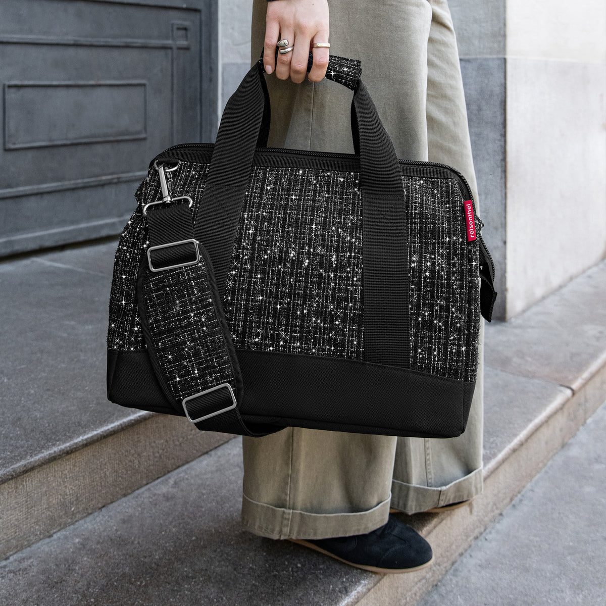 Reisenthel Allrounder M Boucle Black – lifestyle fotografie