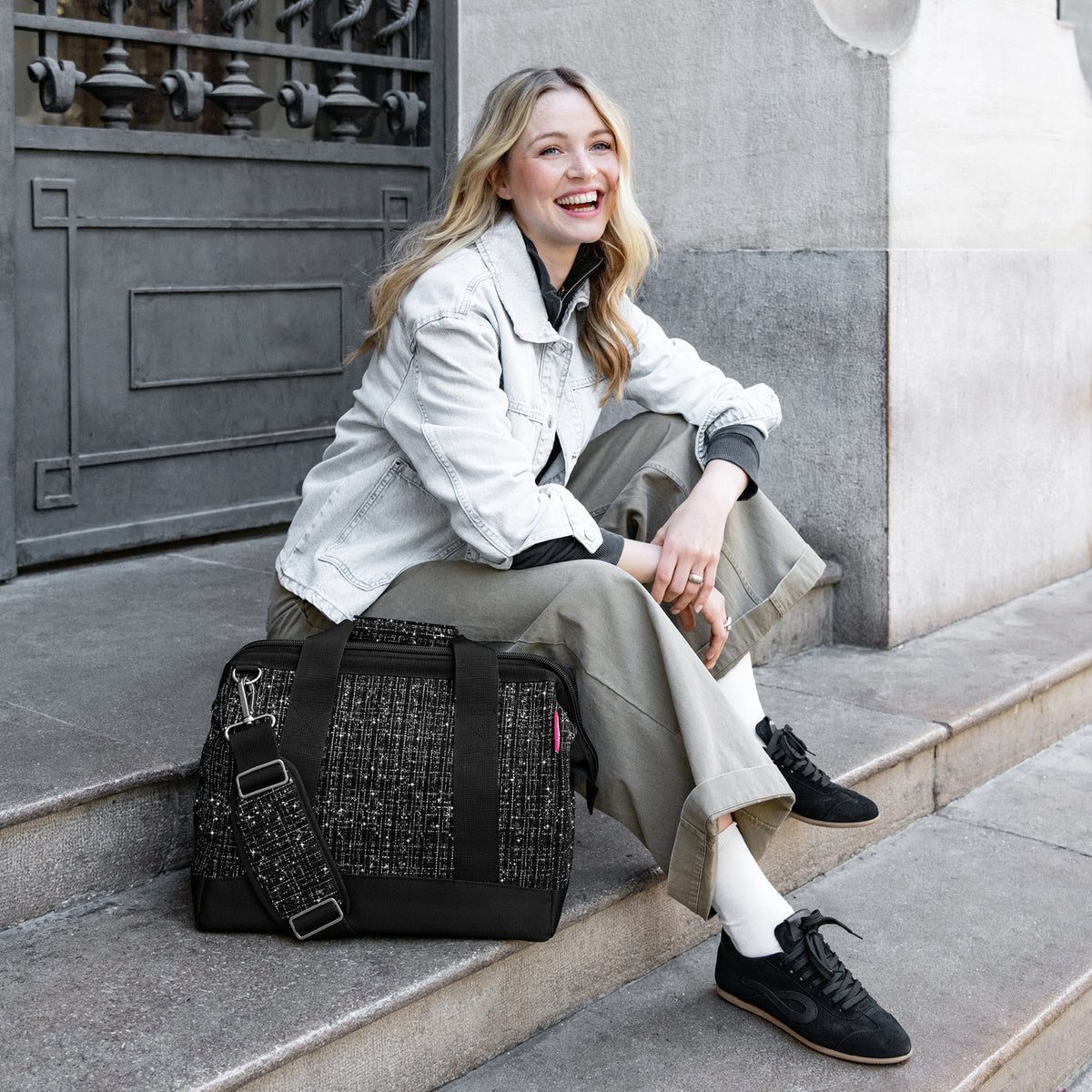 Reisenthel Allrounder M Boucle Black – lifestyle fotografie