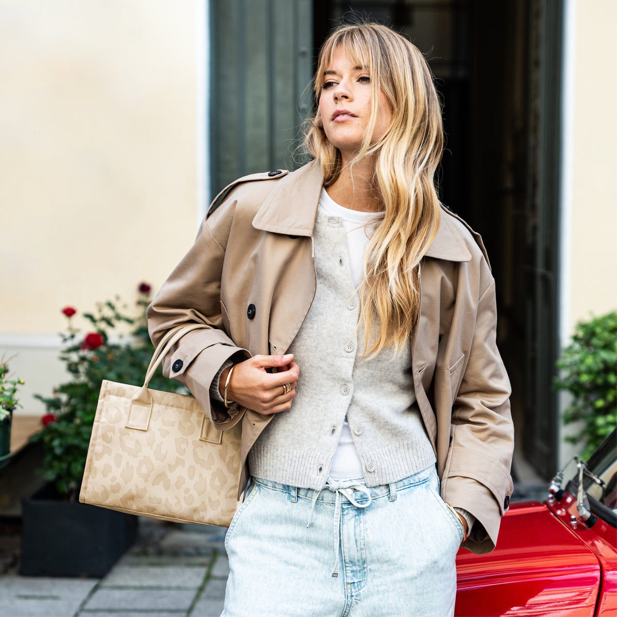 Reisenthel Daily Shopper XS Leo Vanilla – lifestyle fotografie