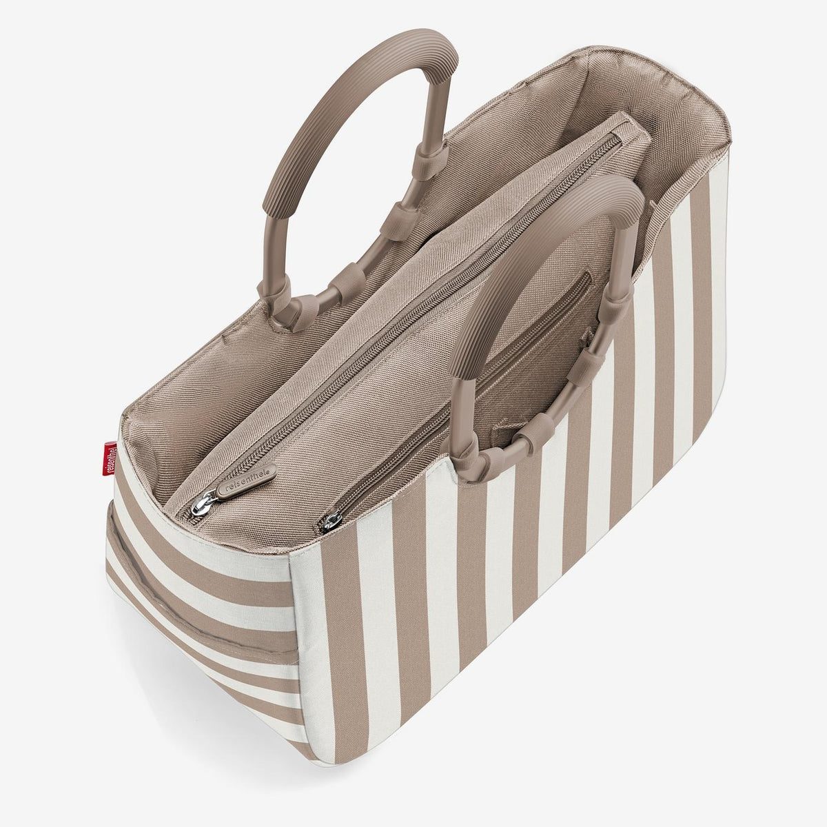 Reisenthel Loopshopper M Summerstripes coffee – produktový detail