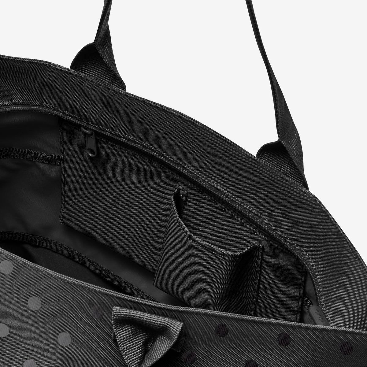 Reisenthel Shopper E1 Glossy dots black – produktový detail