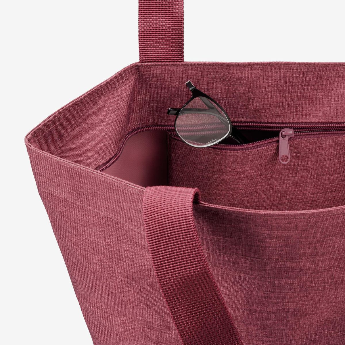 Reisenthel Shopper M Twist maroon – produktový detail