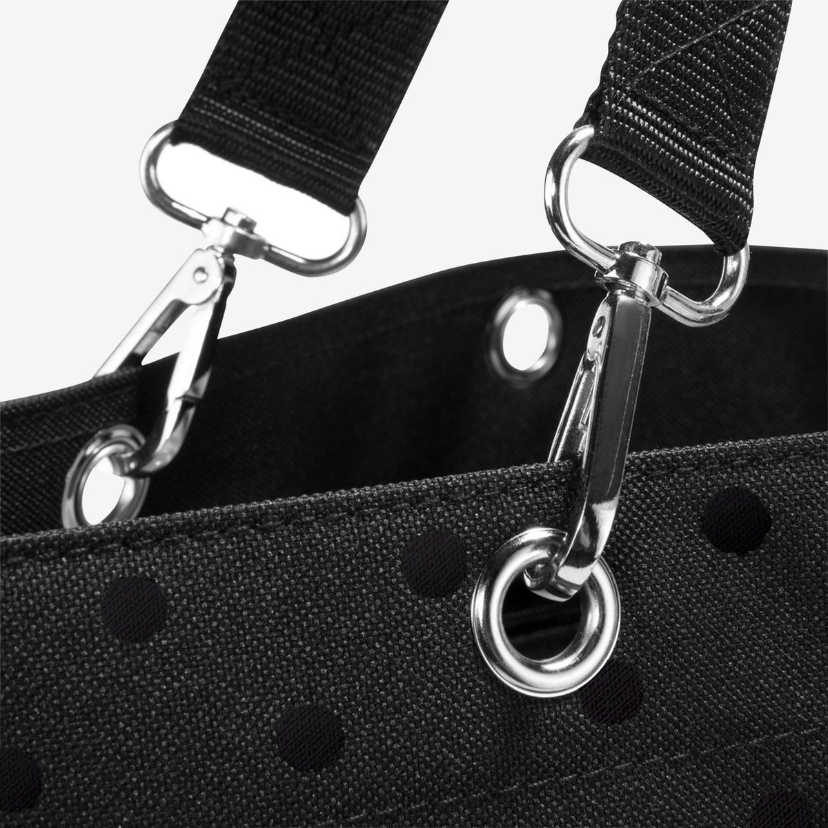 Reisenthel Shopper XL Glossy dots black – produktový detail