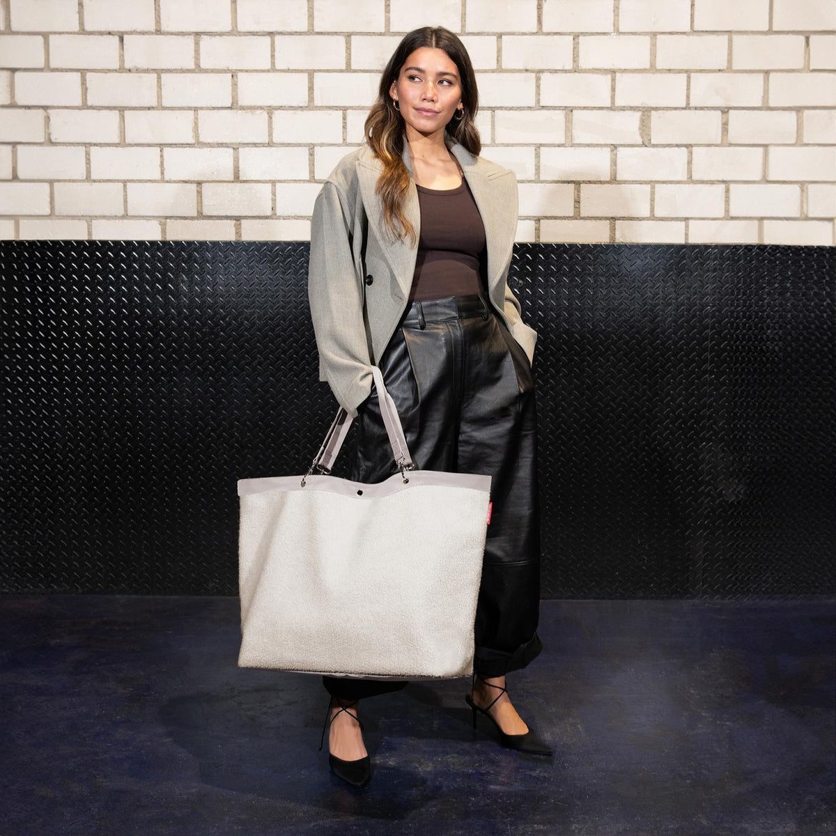 Reisenthel Shopper XL Teddy sand – lifestyle fotografie
