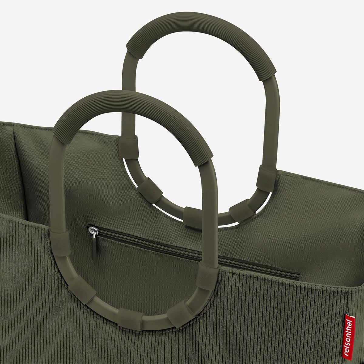 Reisenthel Loopshopper L Cord dark matcha – produktový detail