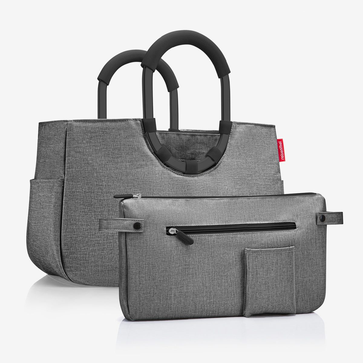 Reisenthel Loopshopper M Frame Twist Silver – produktový detail