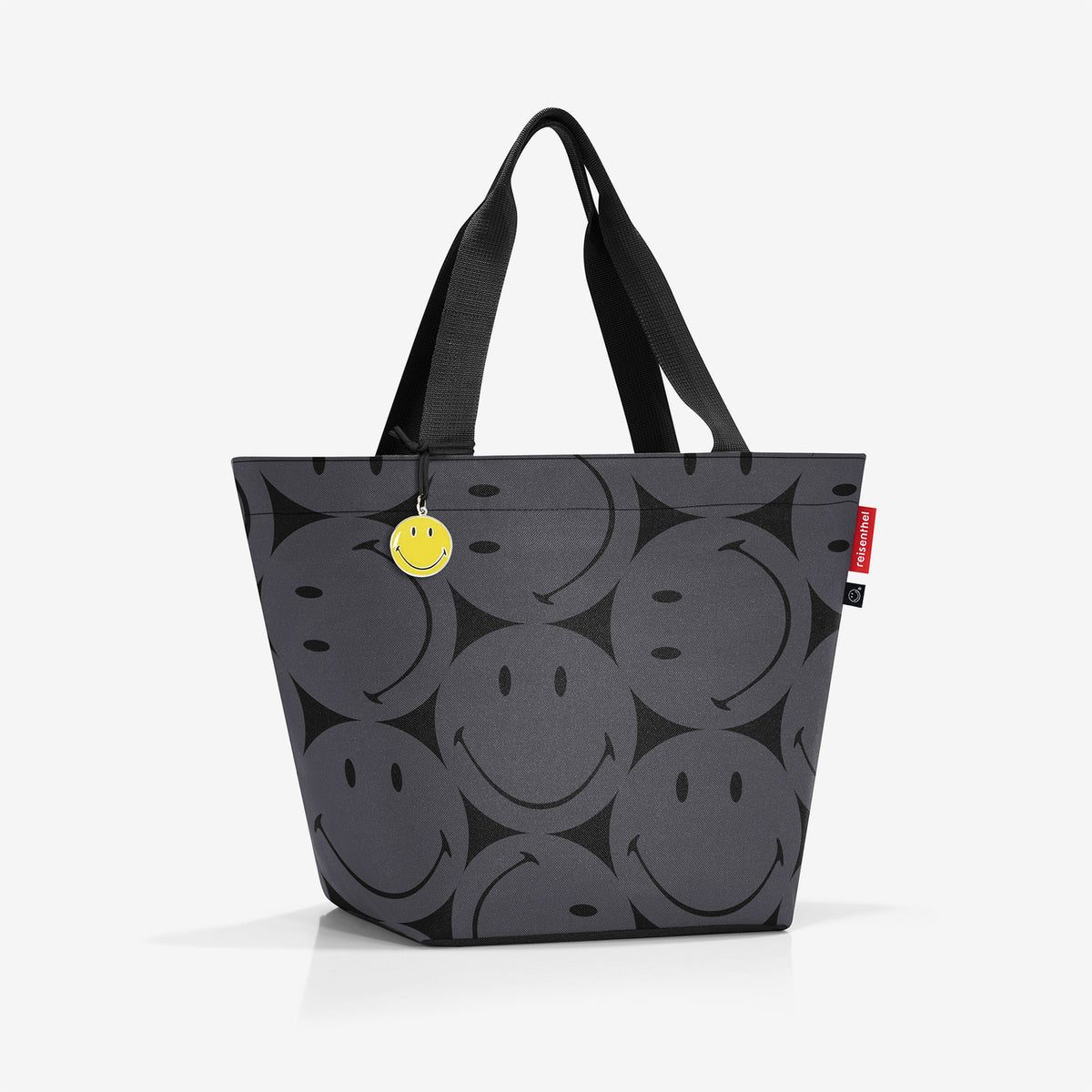 Reisenthel Shopper M Smiley grey – produktový detail