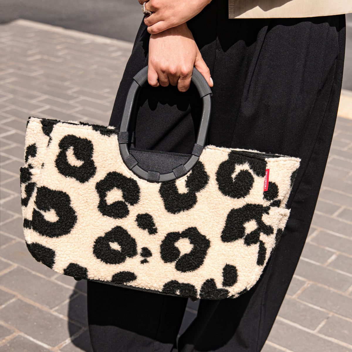 Reisenthel Loopshopper M Teddy Leo Cream – lifestyle fotografie