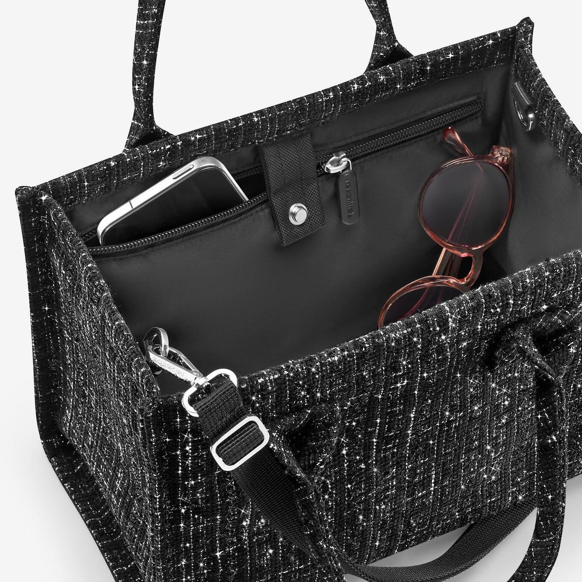 Reisenthel Daily Shopper XS Boucle Black – produktový detail