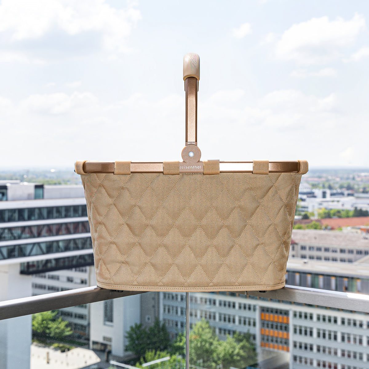 Reisenthel Carrybag Frame Rhombus Ginger – lifestyle fotografie