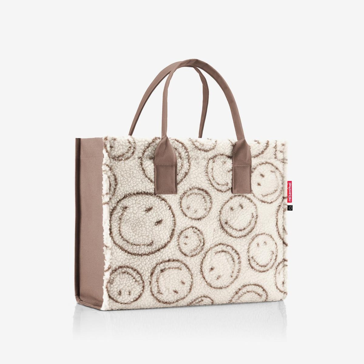 Reisenthel Daily Shopper Smiley Teddy Chocolate – produktový detail