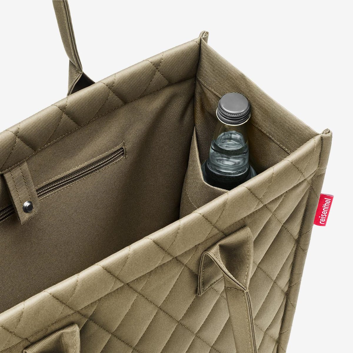 Reisenthel Daily Shopper Rhombus Olive – produktový detail