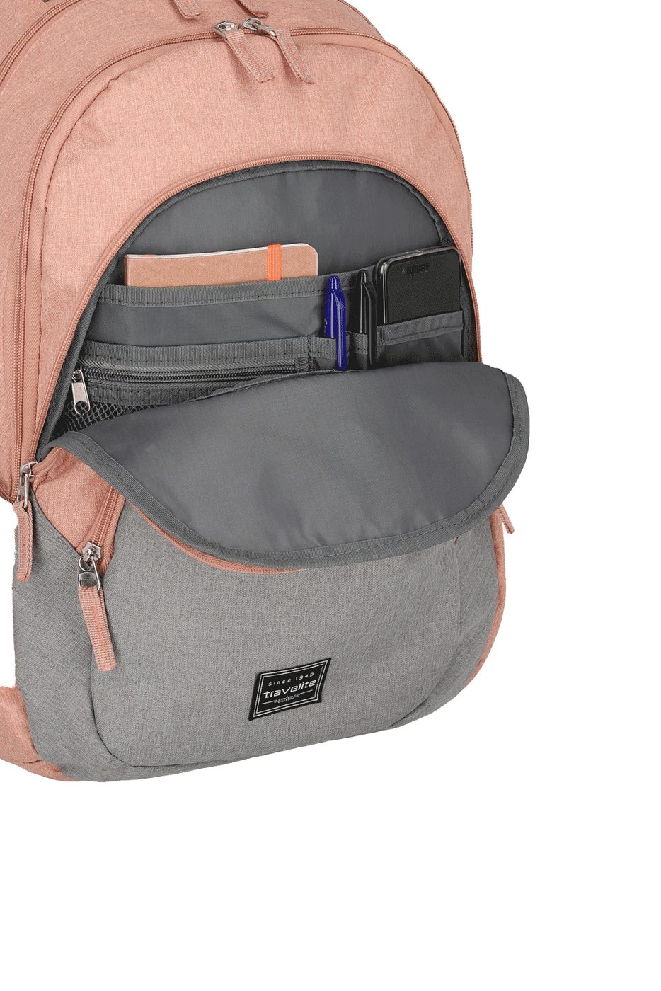 Travelite Basics Backpack Melange – detail provedení 3