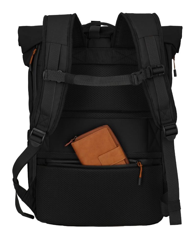 Travelite Briize Backpack M Roll-Up Khaki – detail