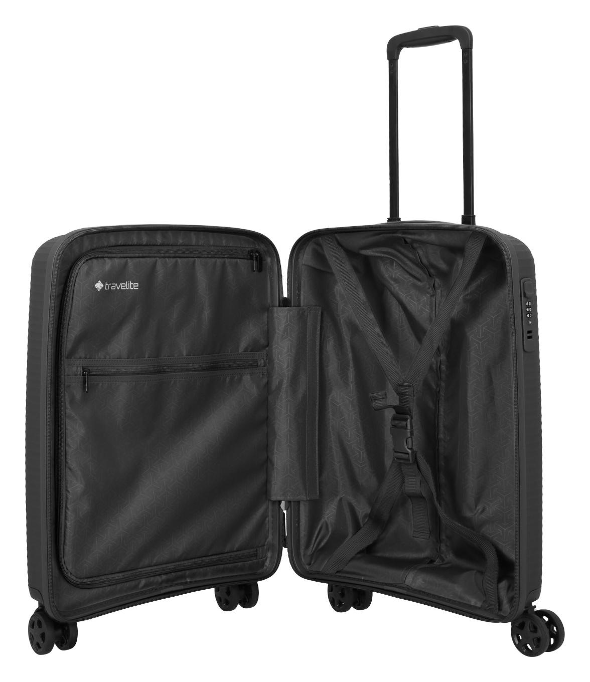 Travelite Air Stripe S Slim Navy – interiér