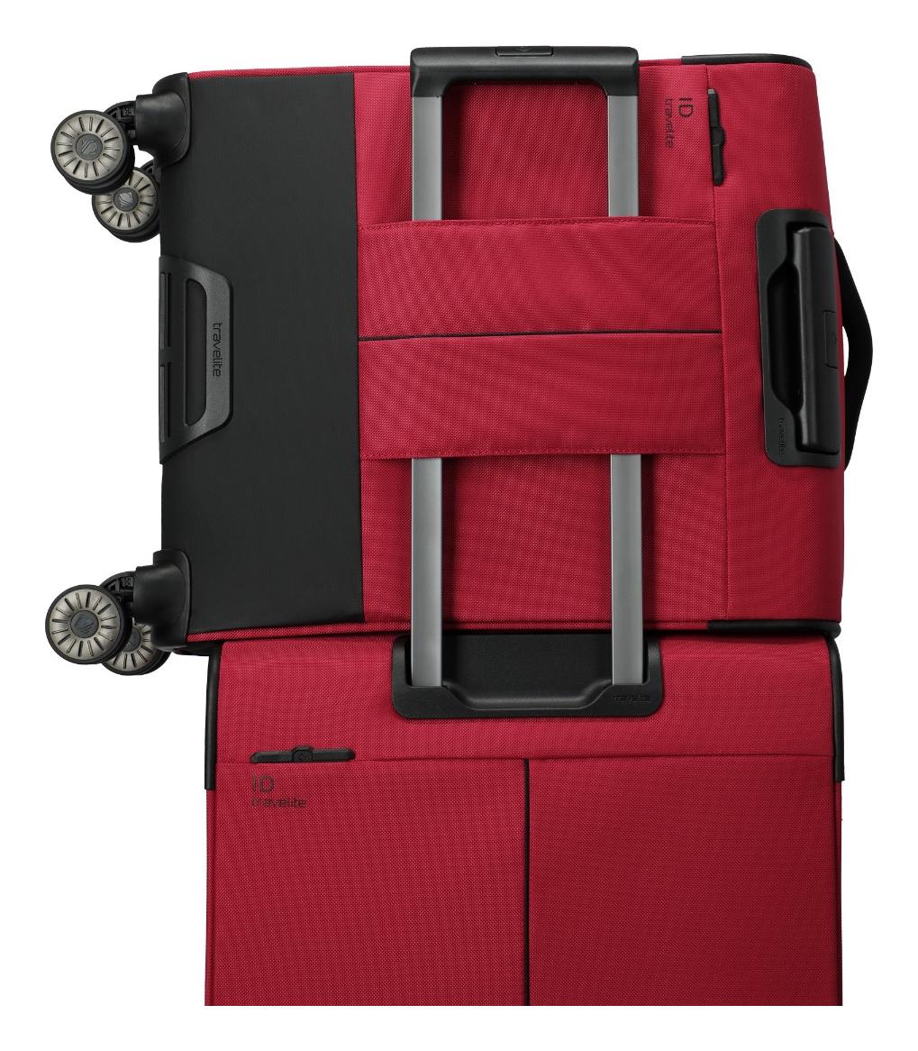 Travelite Crosslite 5.0 S exp. Red – TSA zámek a detaily
