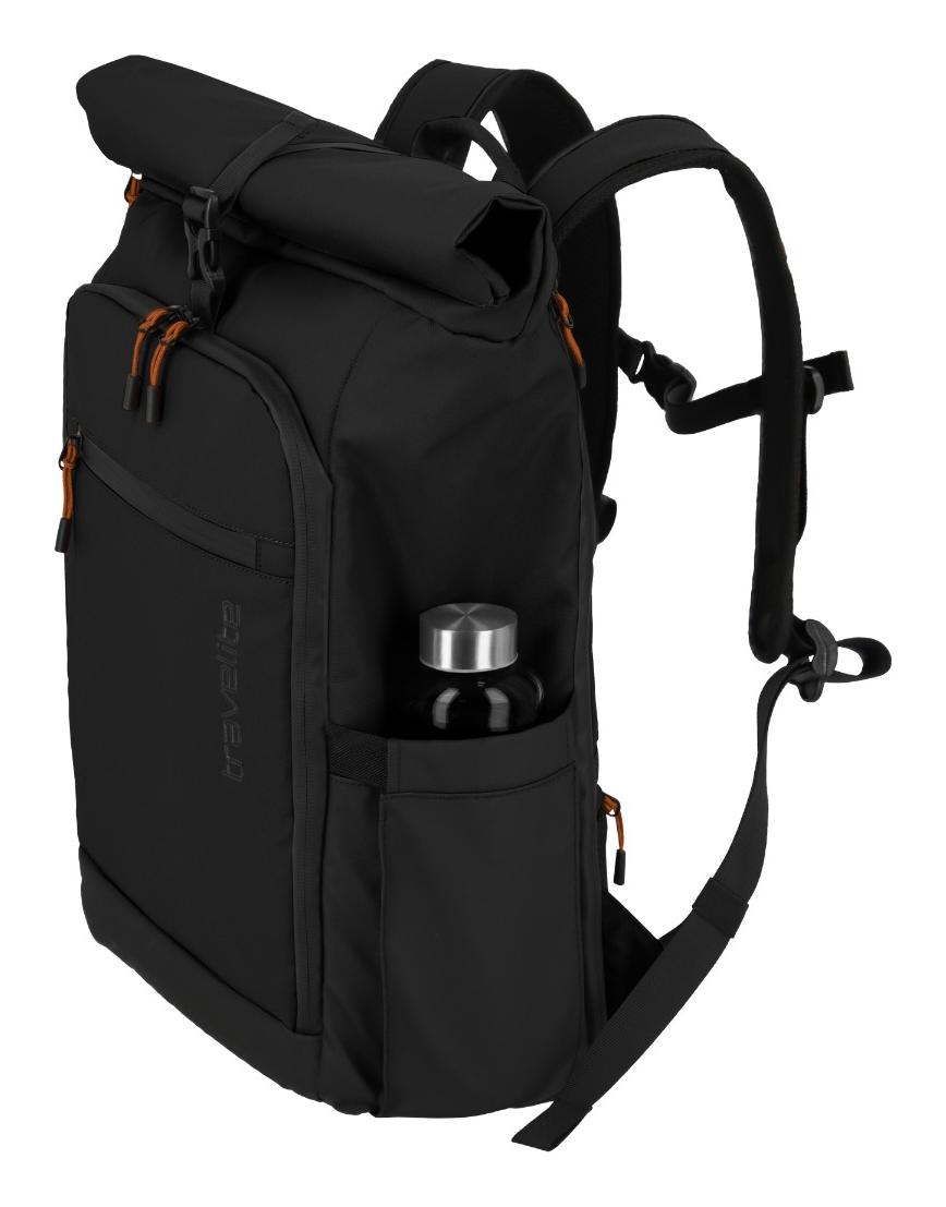Travelite Briize Backpack M Roll-Up Khaki – design