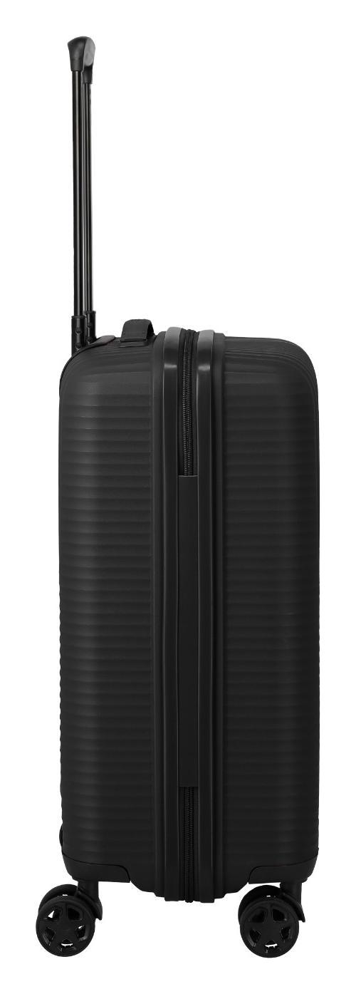Travelite Air Stripe S Slim Black - pohled zepředu