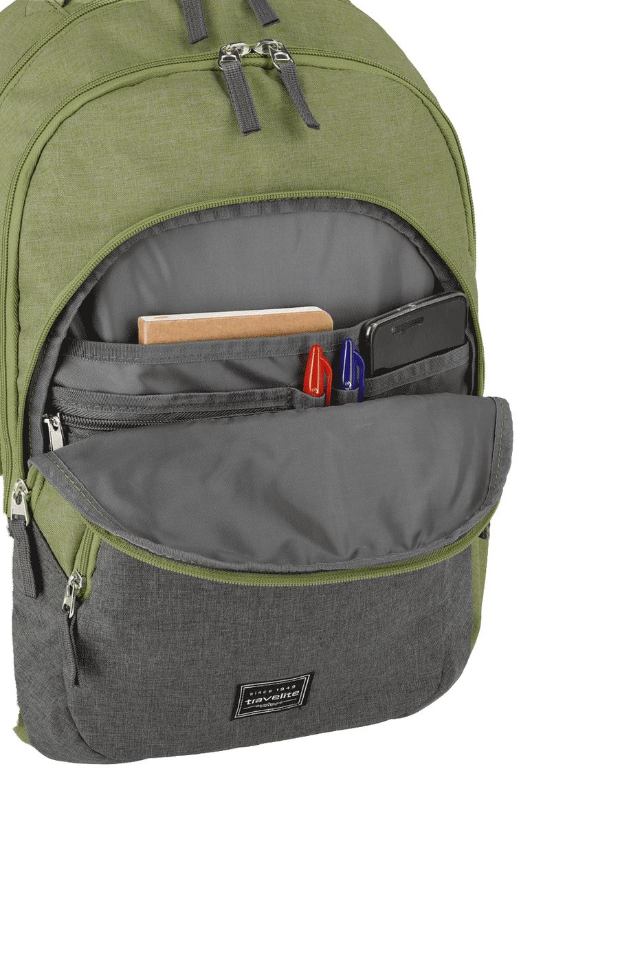 Travelite Basics Backpack Melange – detail provedení 3