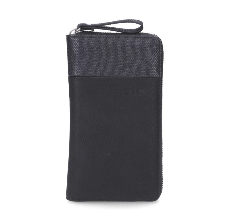 ZWEI EV2 – Elegantní linie obvodového zipu, nubuk-black