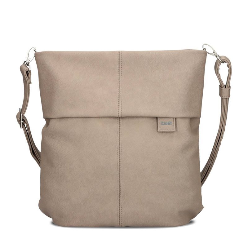 ZWEI Kabelka M12 nubuk-cappuccino 7l