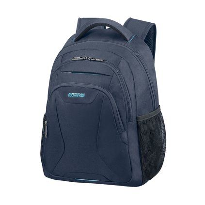Pánský batoh American Tourister AT Work 13,3"-14,1"Midnight Navy, barva Modrá ,Objem 11 - 20 litrů