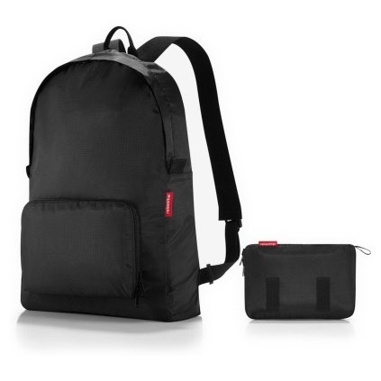 Reisenthel Mini Maxi Rucksack Black – batoh, celkový pohled