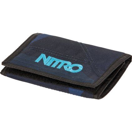 NITRO peneženka WALLET fragments blue