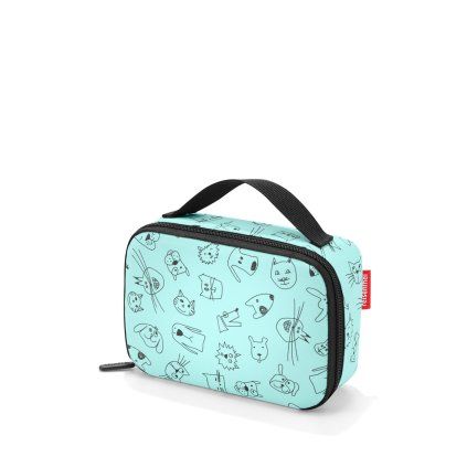 Reisenthel Thermocase Kids Cats and dogs mint – chladicí taška, celkový pohled