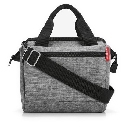 Reisenthel Allrounder Cross Twist Silver – cestovní taška, celkový pohled