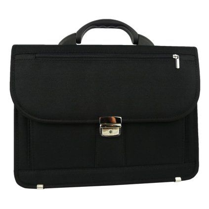 Aktovka REAbags 7618-T - černá/nikl