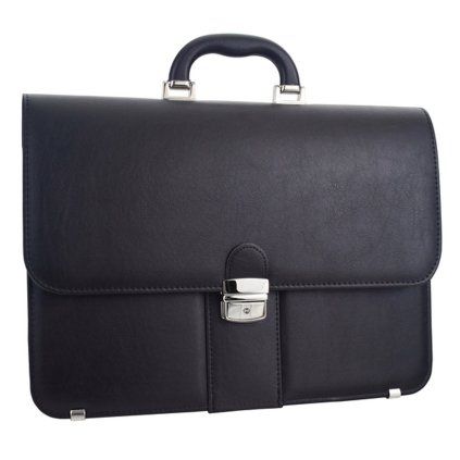 Aktovka REAbags 9003-TR - černá/nikl