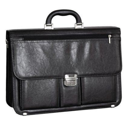 Aktovka REAbags 8001/1-TR - černá/nikl