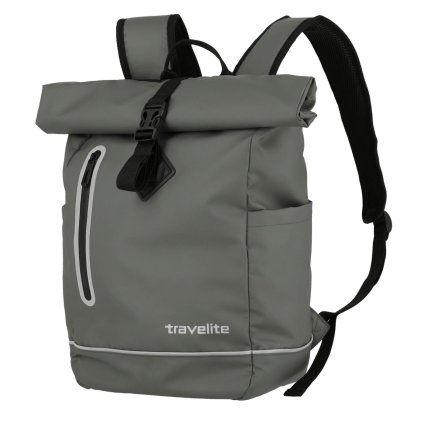 Travelite Basics Roll-up Plane Anthracite – batoh, celkový pohled