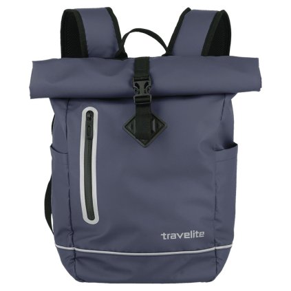 Travelite Basics Roll-up Plane Navy – batoh, celkový pohled