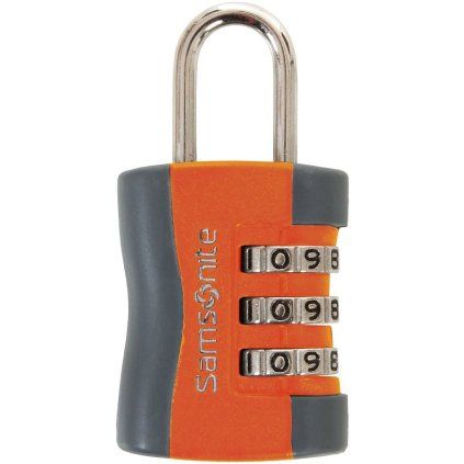 Samsonite Triple Combination Lock Orange LUGGAGE LOCKS