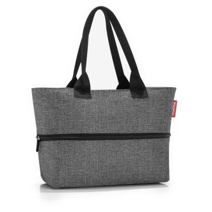 Reisenthel Shopper e1 Twist Silver – nákupní taška, celkový pohled