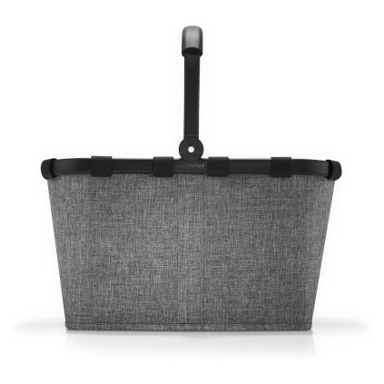 Reisenthel Carrybag Twist Silver – nákupní košík, celkový pohled
