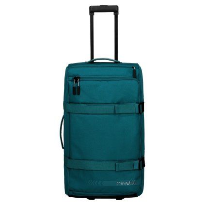 Travelite Kick Off Wheeled Duffle L Petrol 65L – cestovní taška na kolečkách, vnitřní prostor