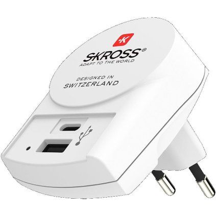 290520 skross usb nabijeci adapter type c euro 5400ma max