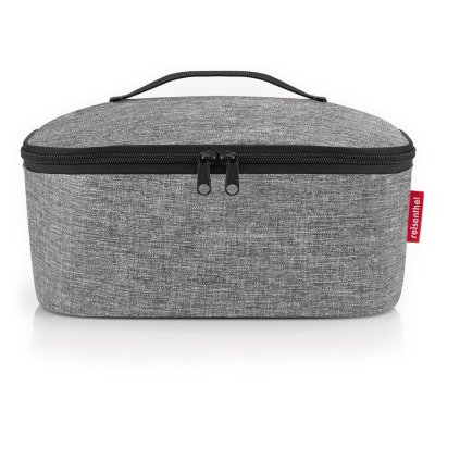 Reisenthel Coolerbag M Pocket Twist Silver – chladicí taška, celkový pohled