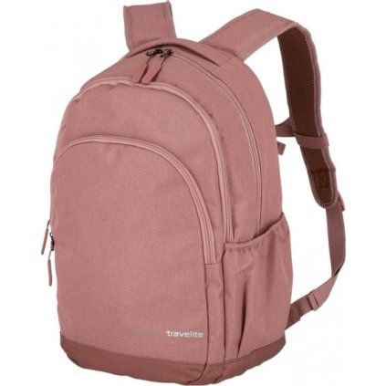 Dámský batoh Travelite Kick Off Backpack L Rosé, barva růžová ,Objem 21 - 30 litrů