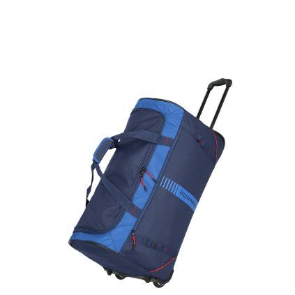 Travelite Basic Active trolley travel bag Navy – cestovní taška na kolečkách, celkový pohled