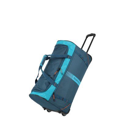 300622 travelite basic active trolley travel bag petrol