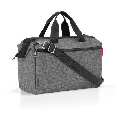 Reisenthel Allrounder S Pocket Twist Silver – cestovní taška, celkový pohled