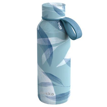 Quokka Nerezová termoláhev s poutkem Solid 510 ml - blue wind