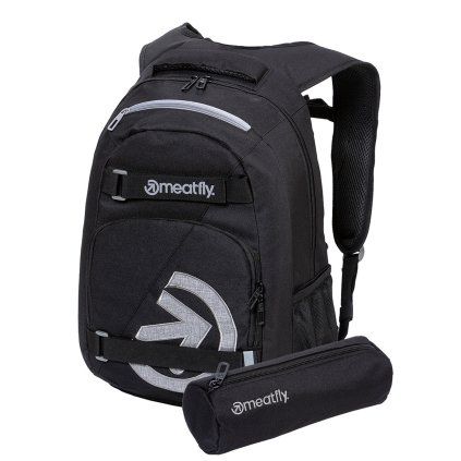 Meatfly Batoh Exile - Black - 24 L + PENÁL ZDARMA  + PENÁL ZDARMA