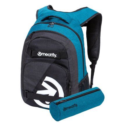 Meatfly Batoh Exile - Petrol Heather/Charcoal Heather - 24 L + PENÁL ZDARMA  + PENÁL ZDARMA